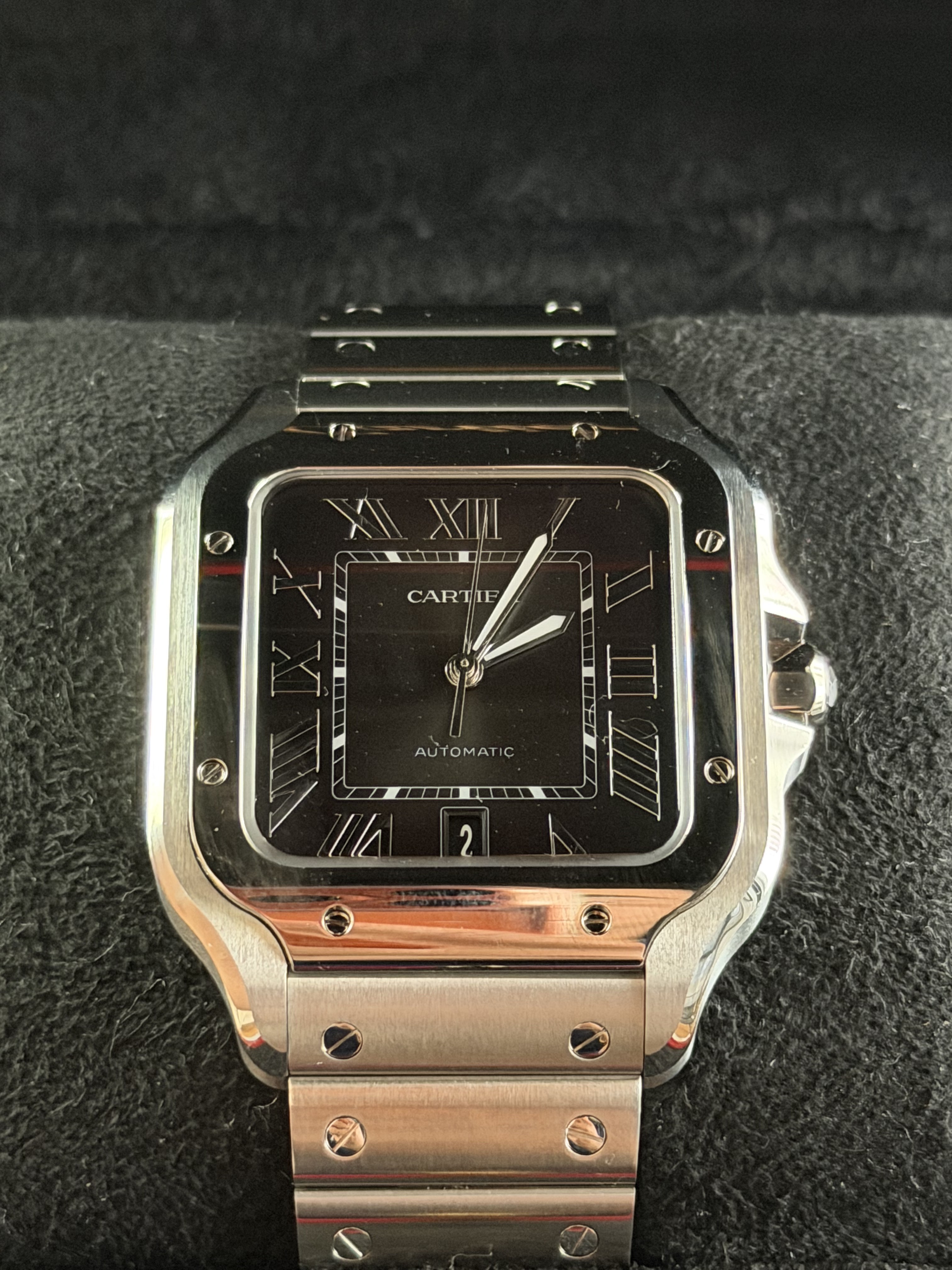 Cartier Santos de Cartier Large Green Dial
