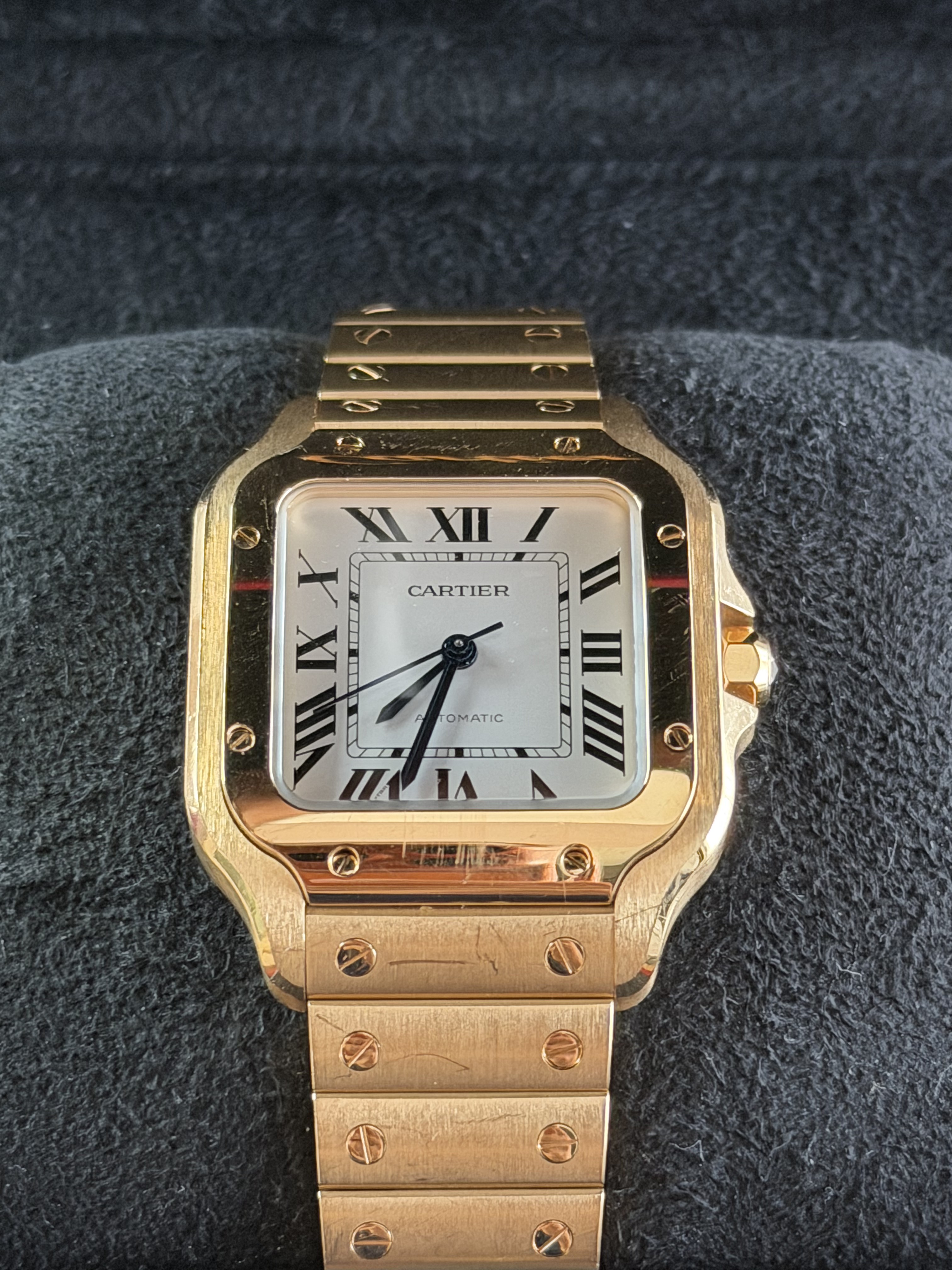 Cartier Santos de Cartier Medium 18k Yellow Gold