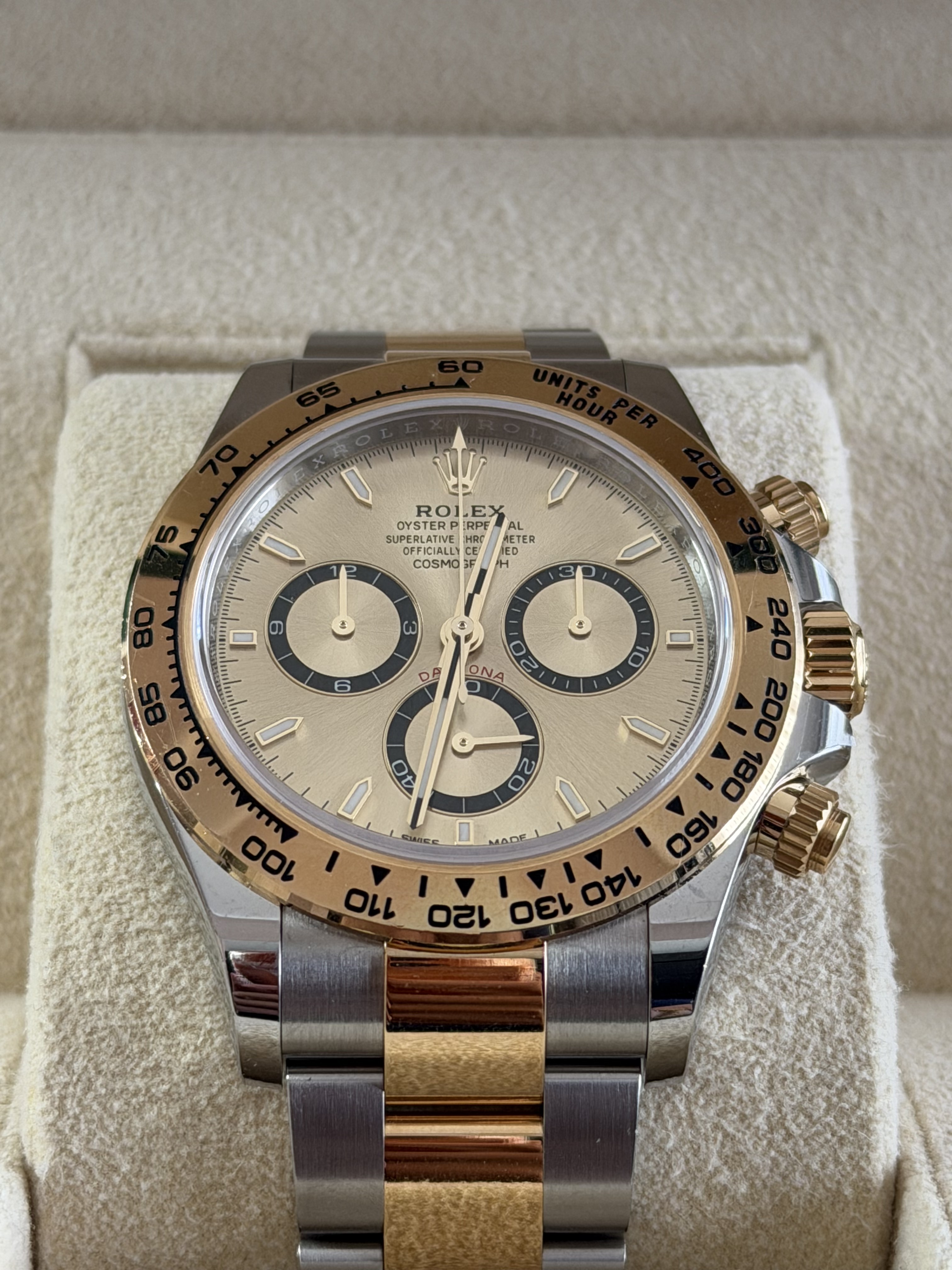 Rolex Cosmograph Daytona Champagne Rolesor